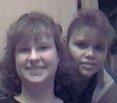 Cheryl and some kid.JPG